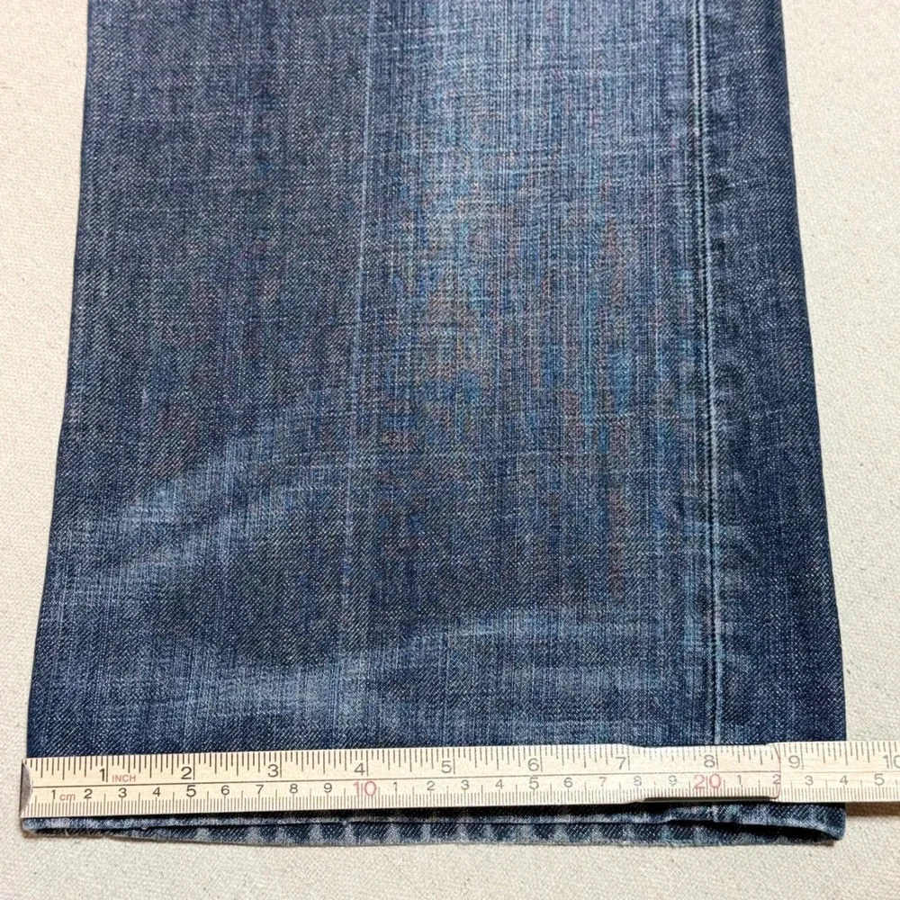 Banana Republic Bootcut Jeans 34x36 Blue Dark Wash Premium Denim Mens